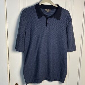 Eddie Bauer TALL striped polo